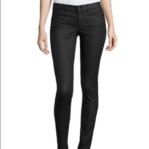 7 For All Mankind Gwenevere Coated Skinny Jeans